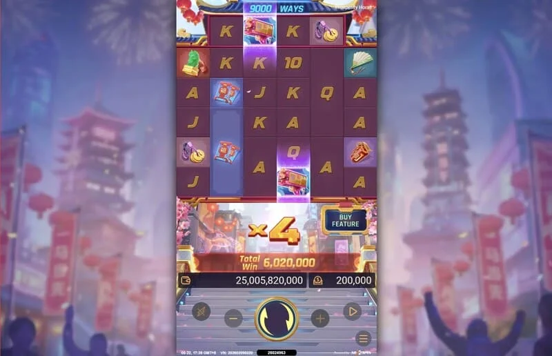 Prosperity Horse - coeficiente e pagamento final nos Cyber-Luxe Free Spins
