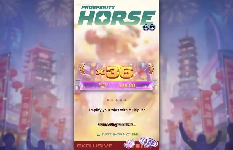Prosperity Horse - multiplicador progressivo no modo especial
